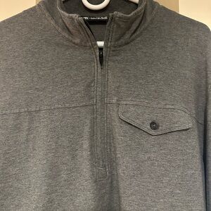 Travis Mathew XL Grey Quarter zip - never worn